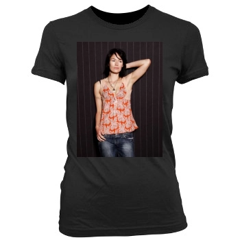 Lena Headey Women's Junior Cut Crewneck T-Shirt