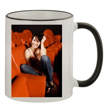 Lena Headey 11oz Colored Rim & Handle Mug