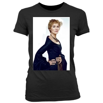 Lena Headey Women's Junior Cut Crewneck T-Shirt