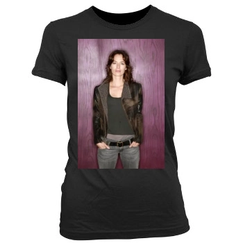 Lena Headey Women's Junior Cut Crewneck T-Shirt