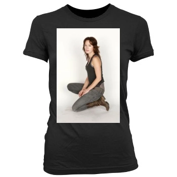 Lena Headey Women's Junior Cut Crewneck T-Shirt