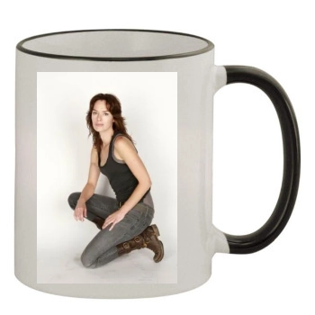 Lena Headey 11oz Colored Rim & Handle Mug