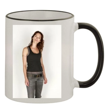 Lena Headey 11oz Colored Rim & Handle Mug