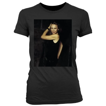 Lena Olin Women's Junior Cut Crewneck T-Shirt