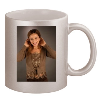 Lena Olin 11oz Metallic Silver Mug