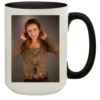 Lena Olin 15oz Colored Inner & Handle Mug