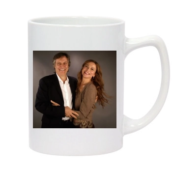 Lena Olin 14oz White Statesman Mug