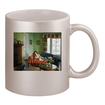 Lena Olin 11oz Metallic Silver Mug