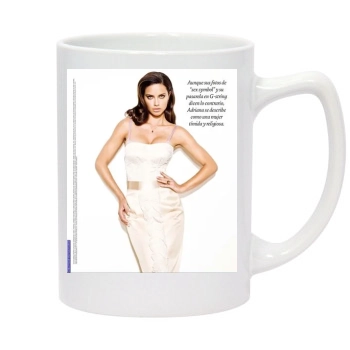 Adriana Lima 14oz White Statesman Mug