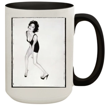 Angelina Jolie 15oz Colored Inner & Handle Mug