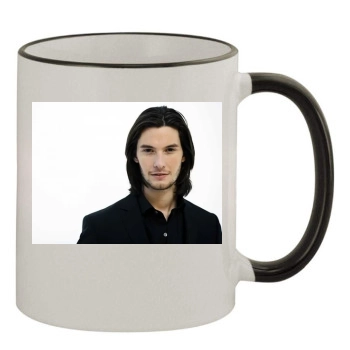 Ben Barnes 11oz Colored Rim & Handle Mug