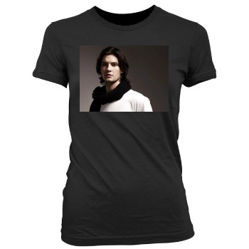 Ben Barnes Women's Junior Cut Crewneck T-Shirt