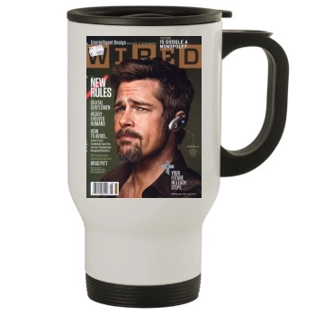 Brad Pitt Stainless Steel Travel Mug