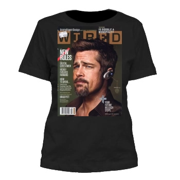 Brad Pitt Women's Cut T-Shirt