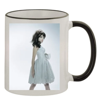 Brittany Murphy 11oz Colored Rim & Handle Mug