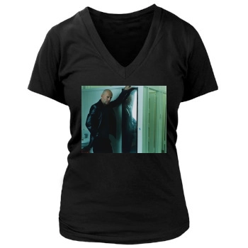 Bruce Willis Women's Deep V-Neck TShirt