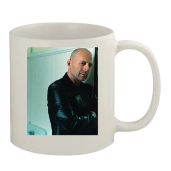 Bruce Willis 11oz White Mug