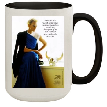 Charlize Theron 15oz Colored Inner & Handle Mug