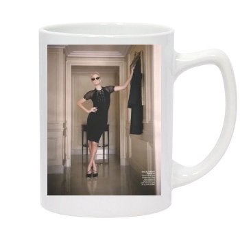 Charlize Theron 14oz White Statesman Mug