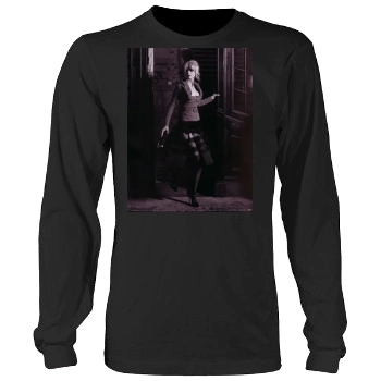 Claudia Schiffer Men's Heavy Long Sleeve TShirt