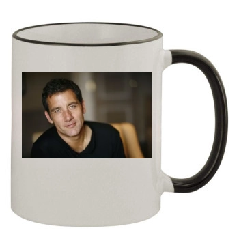 Clive Owen 11oz Colored Rim & Handle Mug