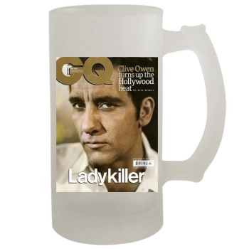 Clive Owen 16oz Frosted Beer Stein