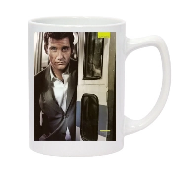 Clive Owen 14oz White Statesman Mug