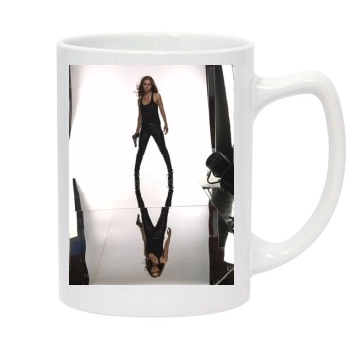 Eliza Dushku 14oz White Statesman Mug