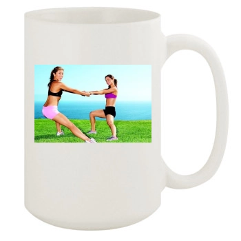 Eliza Dushku 15oz White Mug