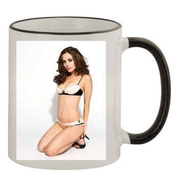 Eliza Dushku 11oz Colored Rim & Handle Mug