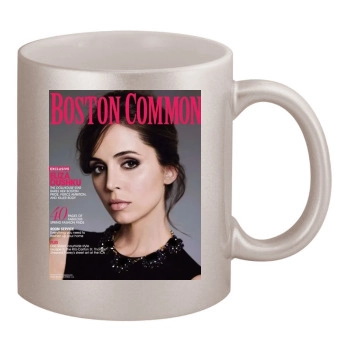 Eliza Dushku 11oz Metallic Silver Mug