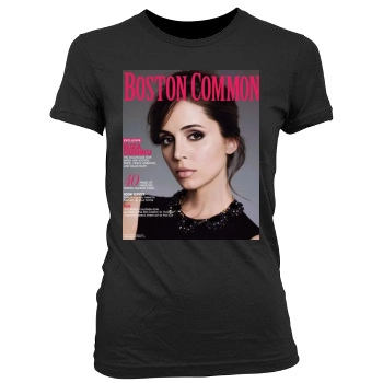 Eliza Dushku Women's Junior Cut Crewneck T-Shirt