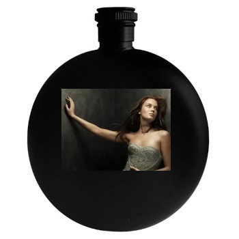 Emily Blunt Round Flask