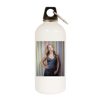 Emily Blunt White Water Bottle With Carabiner