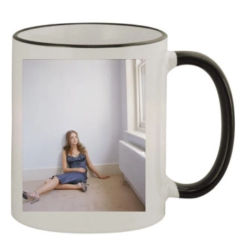 Emily Blunt 11oz Colored Rim & Handle Mug