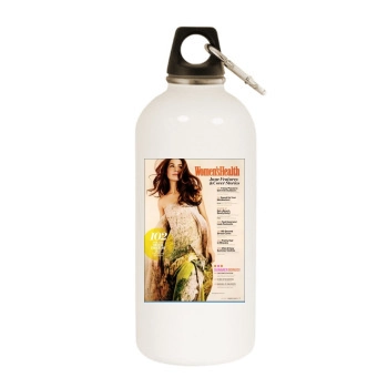 Evangeline Lilly White Water Bottle With Carabiner