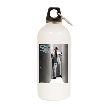 Ewan McGregor White Water Bottle With Carabiner