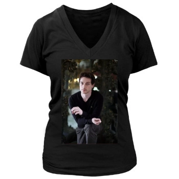 James Mcavoy Women's Deep V-Neck TShirt