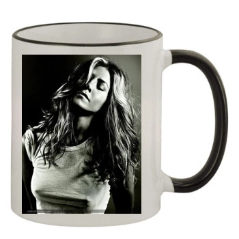 Jennifer Aniston 11oz Colored Rim & Handle Mug