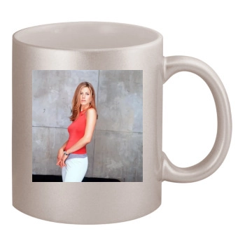 Jennifer Aniston 11oz Metallic Silver Mug