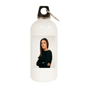 Jennifer Connelly White Water Bottle With Carabiner