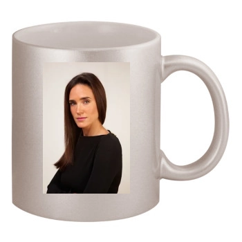 Jennifer Connelly 11oz Metallic Silver Mug