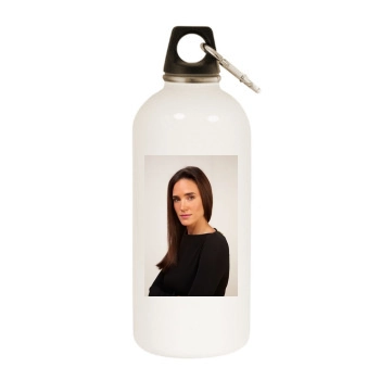 Jennifer Connelly White Water Bottle With Carabiner