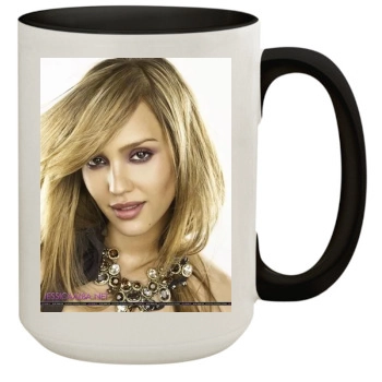 Jessica Alba 15oz Colored Inner & Handle Mug