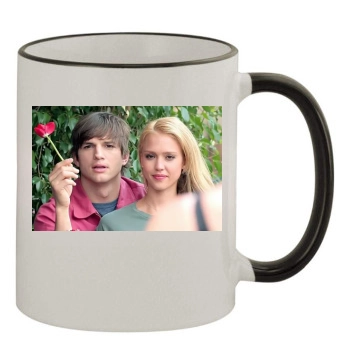 Jessica Alba 11oz Colored Rim & Handle Mug