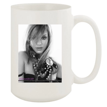 Jessica Alba 15oz White Mug