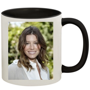 Jessica Biel 11oz Colored Inner & Handle Mug