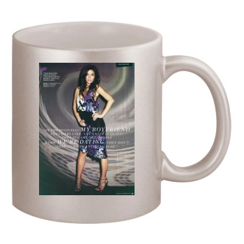 Jessica Szohr 11oz Metallic Silver Mug