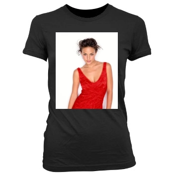 Josie Maran Women's Junior Cut Crewneck T-Shirt