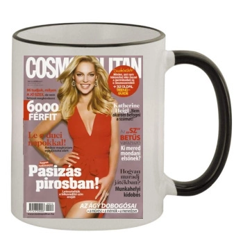 Katherine Heigl 11oz Colored Rim & Handle Mug